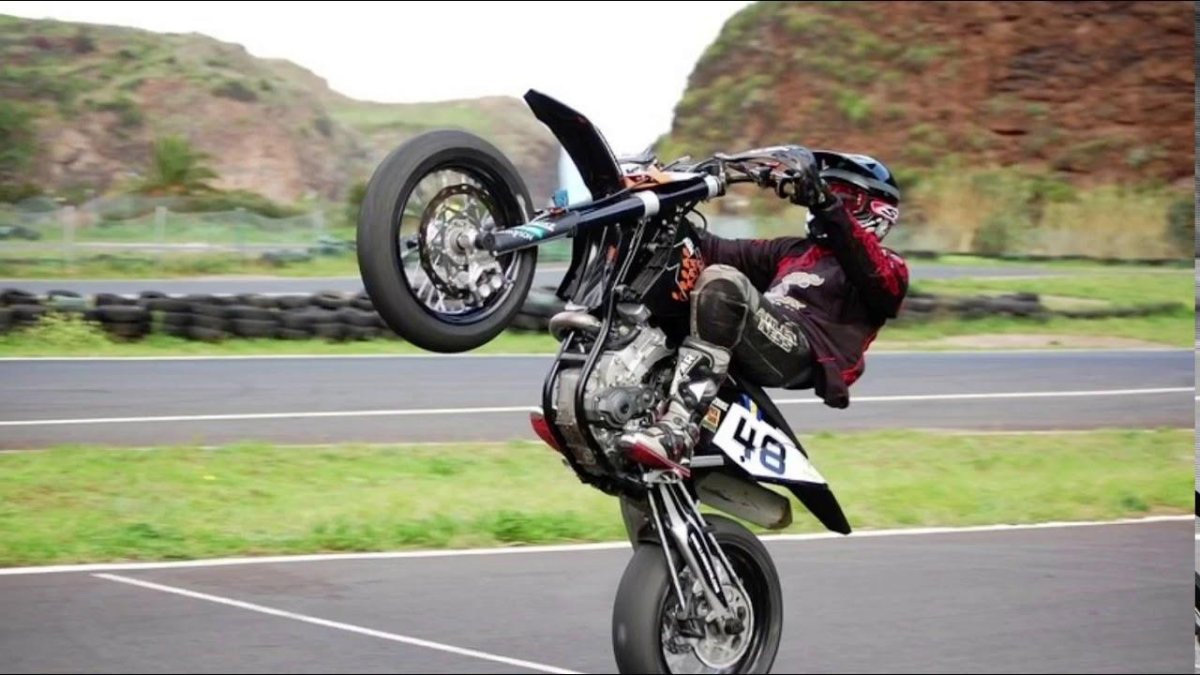 КТМ супермото стант