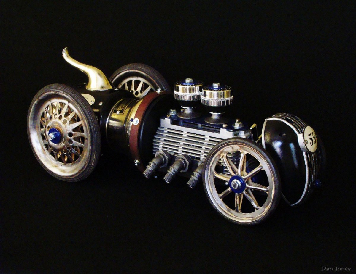 Стимпанк машины хот род