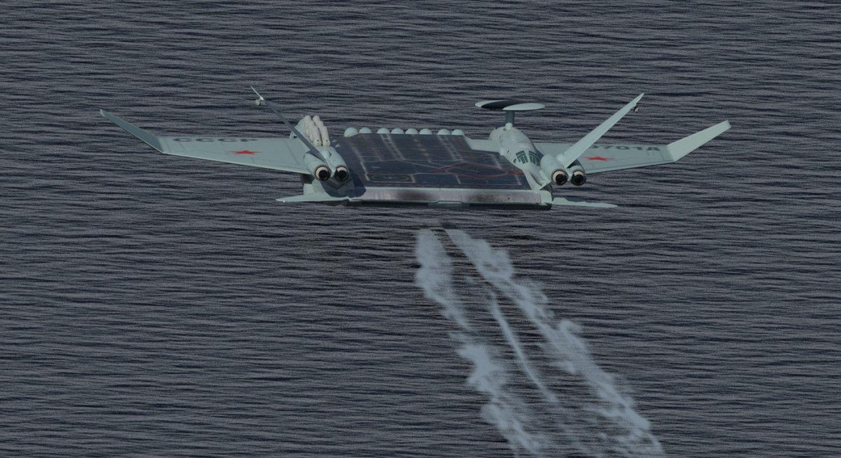 Экраноплан авианосец а 2000