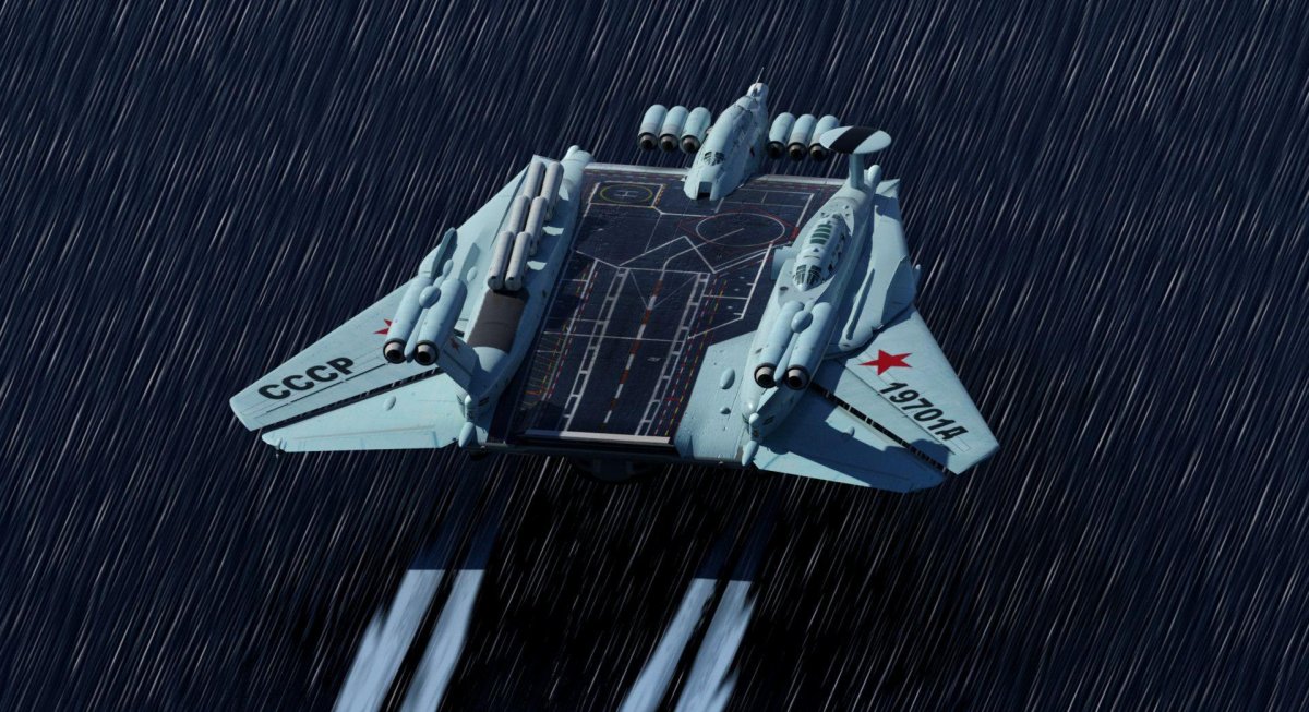 Советский атомный авианесущий экраноплан