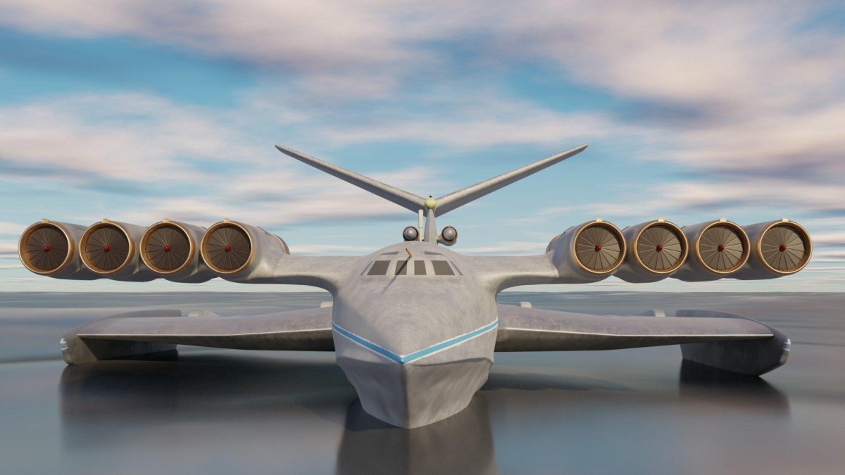 Экраноплан Алексеева Каспийский монстр