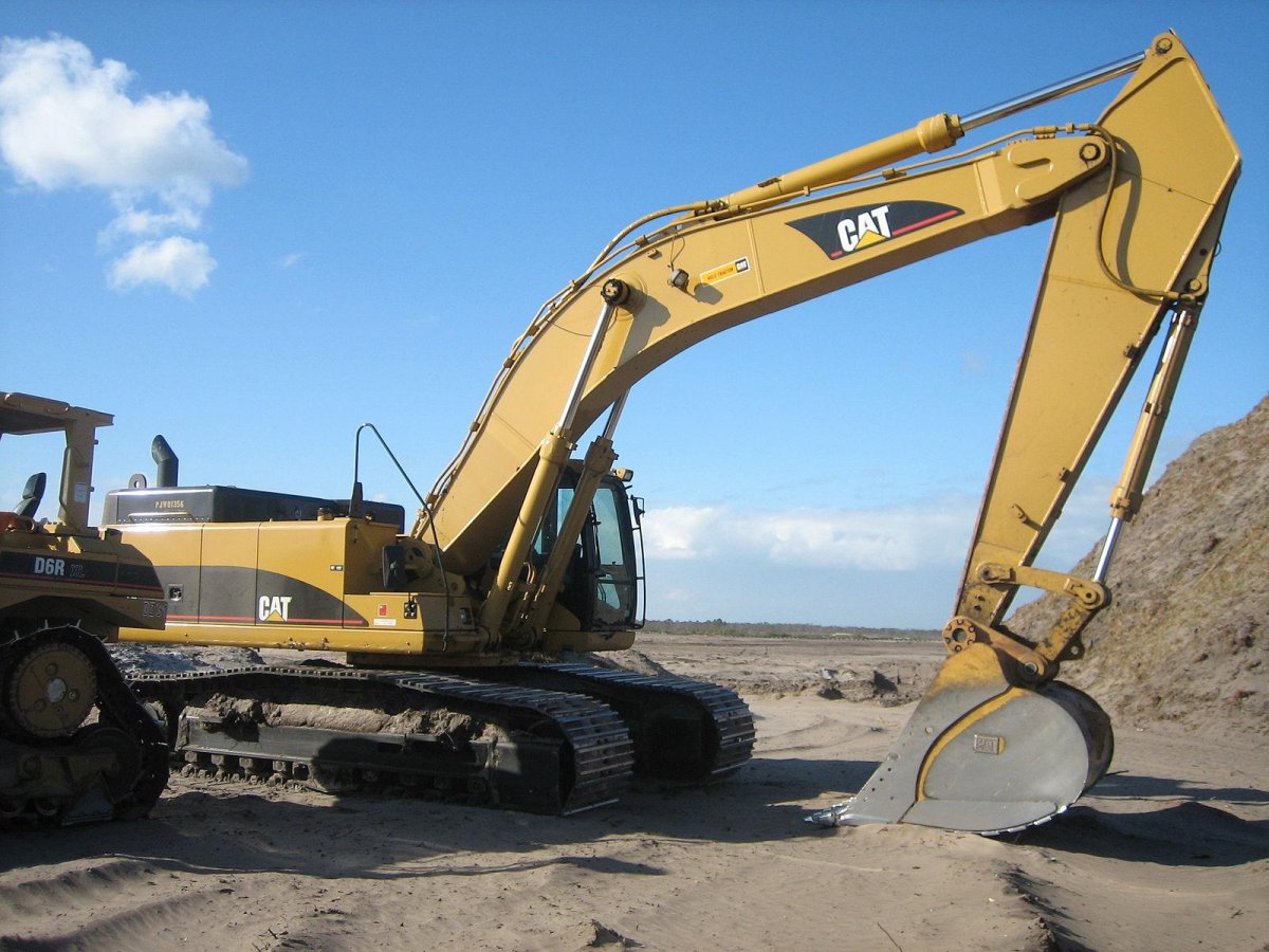 Caterpillar 345c экскаватор