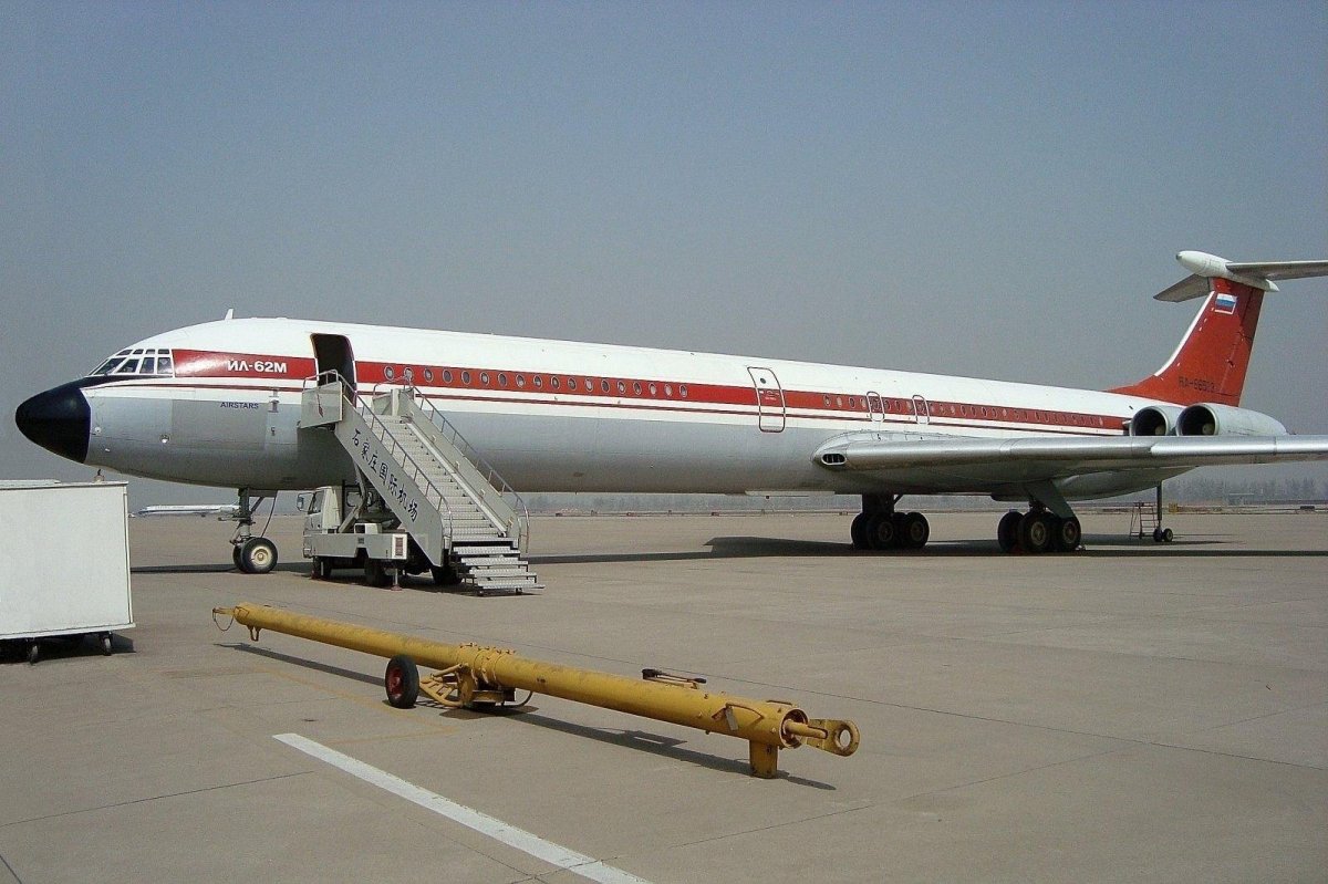 Ил-62 самолёт кабина