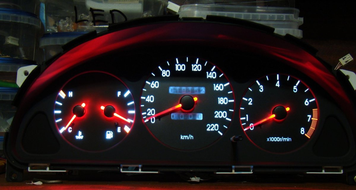 Chevrolet lanos 1.5 лампы приборной панели