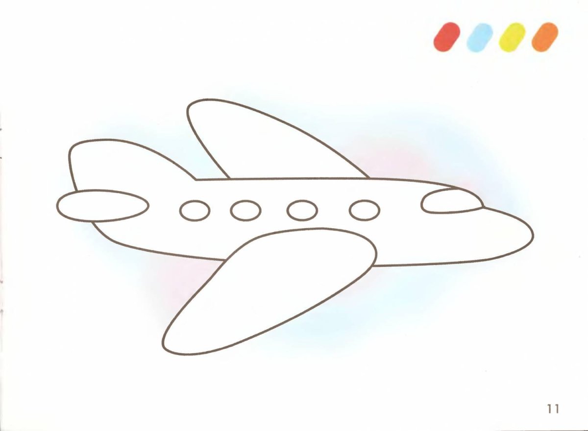 Самолет для рисования