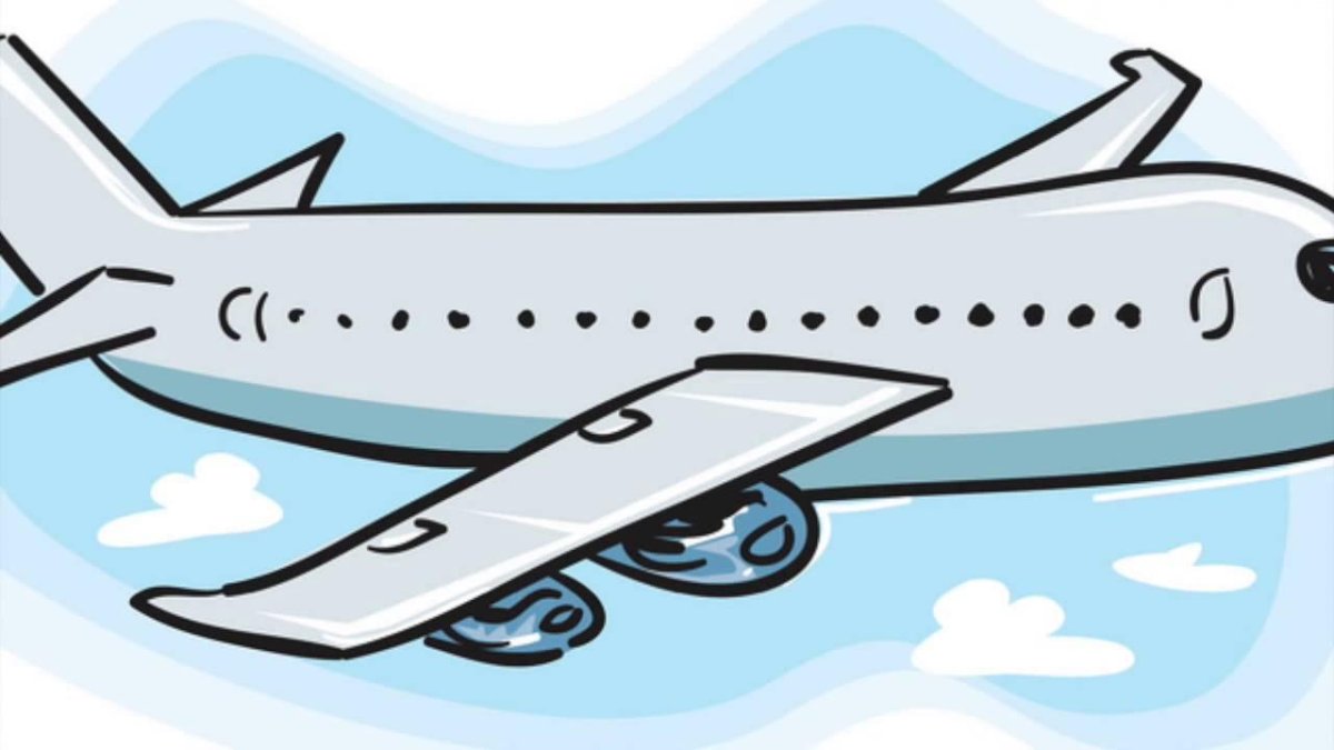 Самолет рисунок