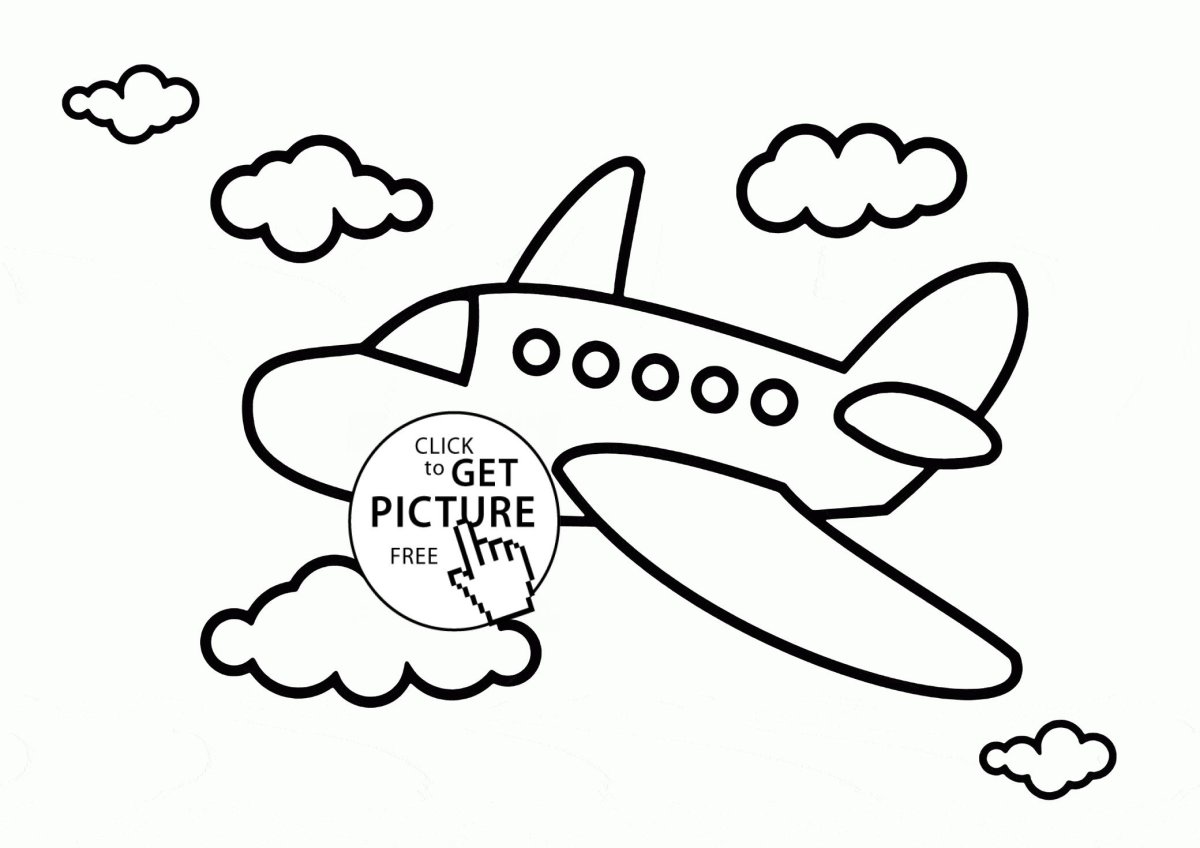 Самолеты. Раскраска