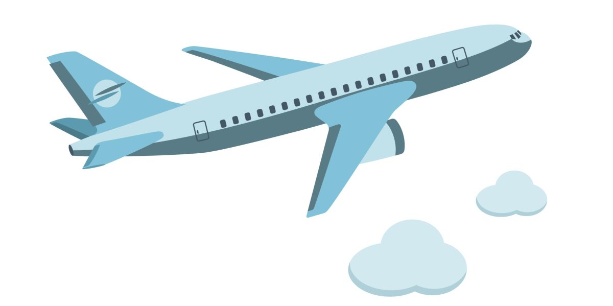 Самолет на белом фоне