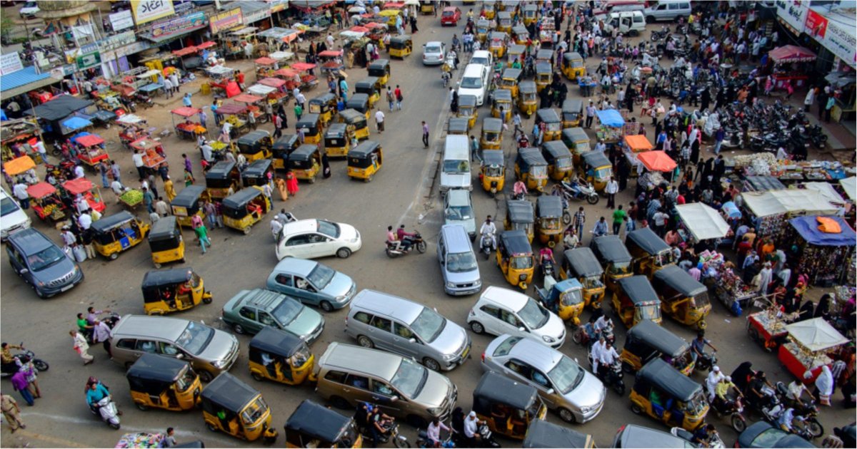Пробки в Индии