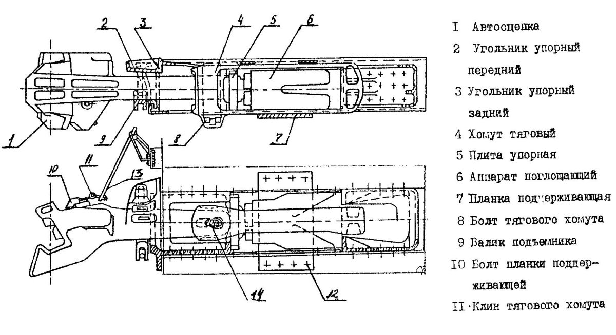 Поглощающий аппарат автосцепки са-3