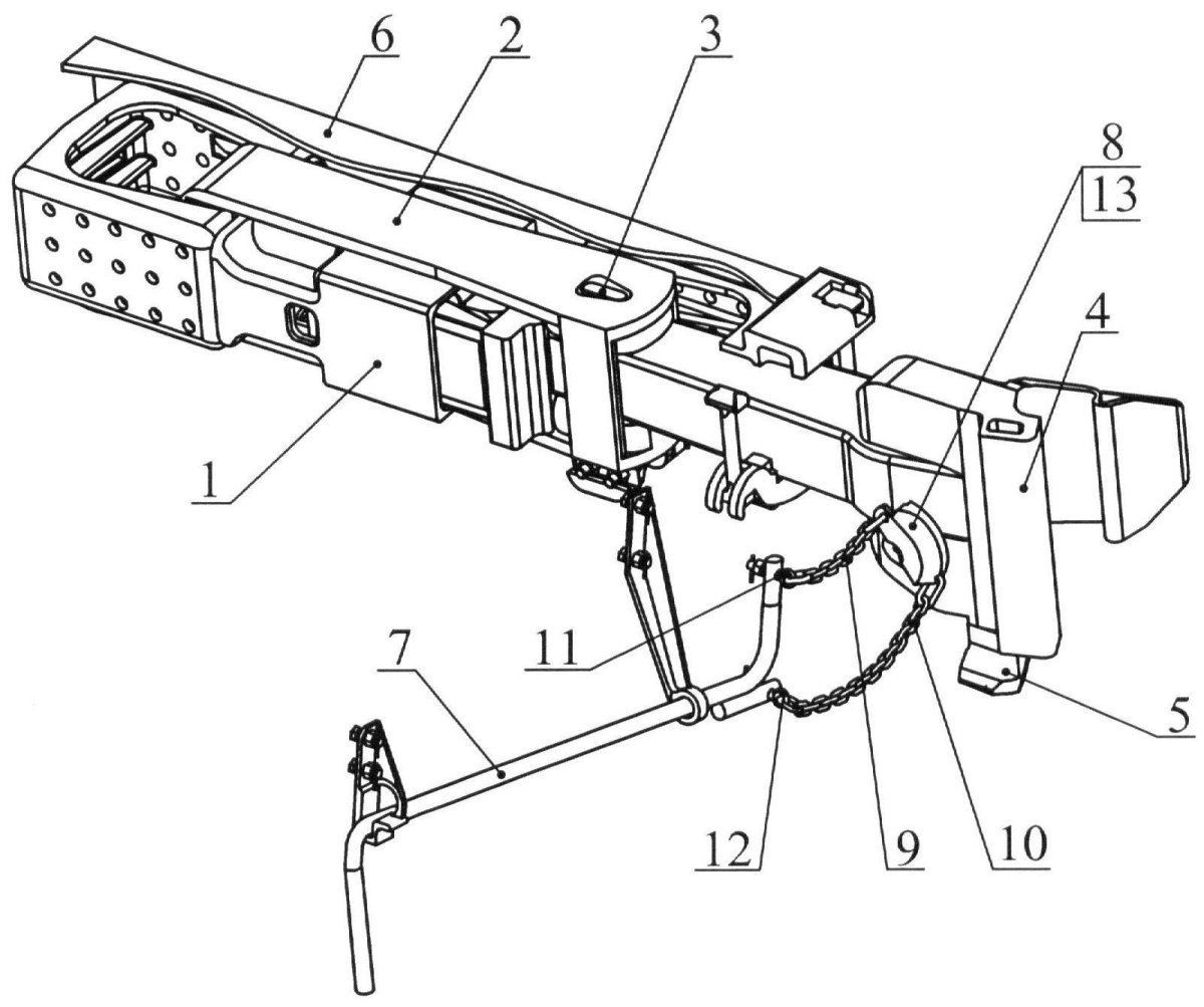 Рычаг расцепного привода автосцепки