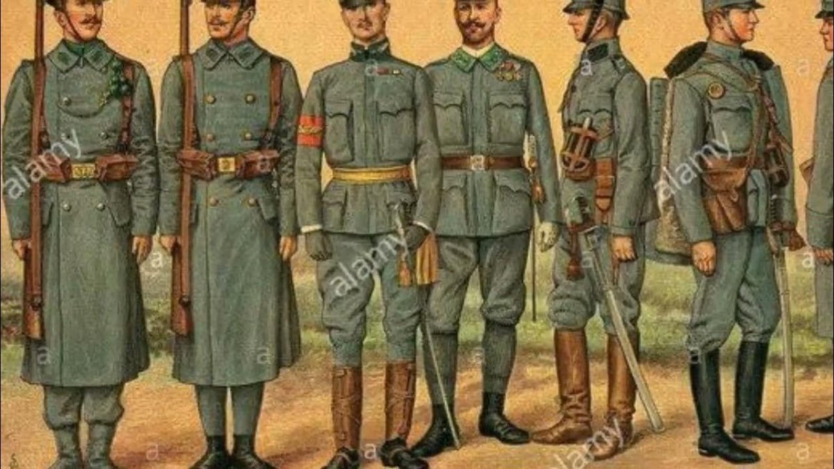 Солдаты Австро-Венгрии первой мировой войны