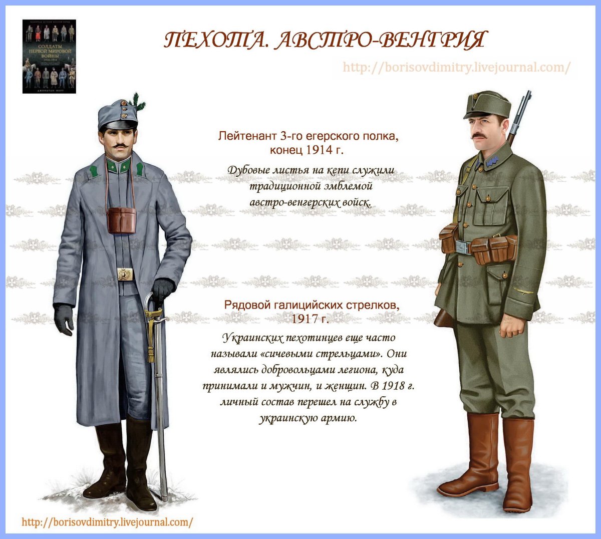Пехота Австро-Венгрии 1914-1918