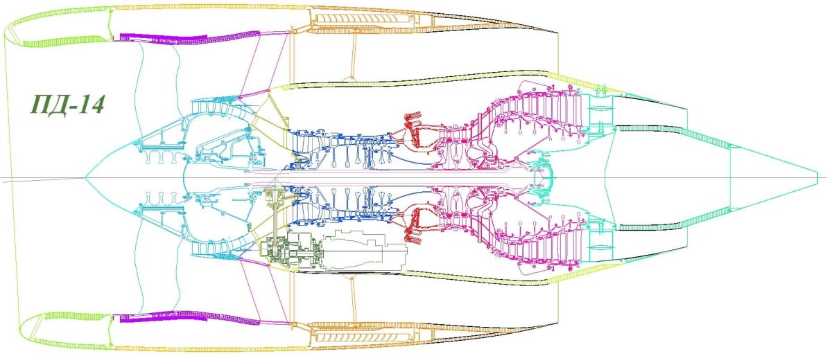 Двигатель Пд-14 чертежи