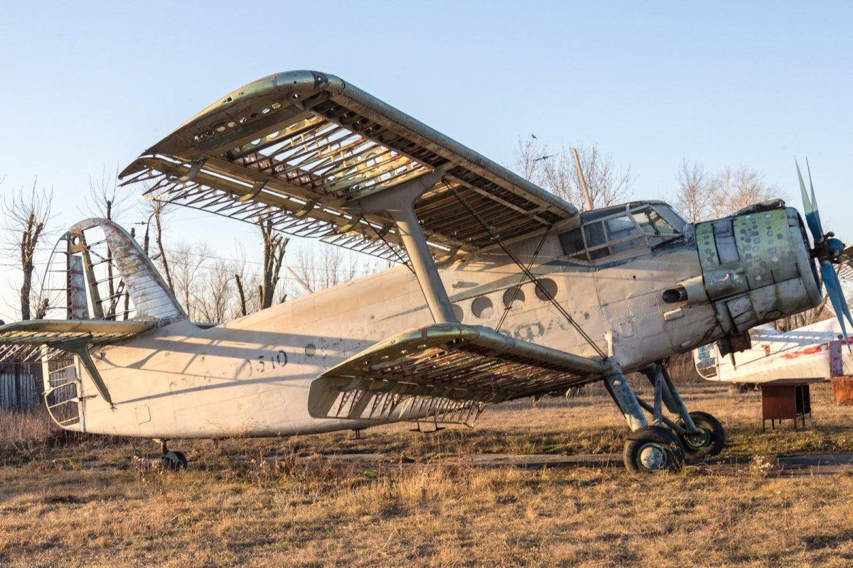 АН-2 биплан кабина