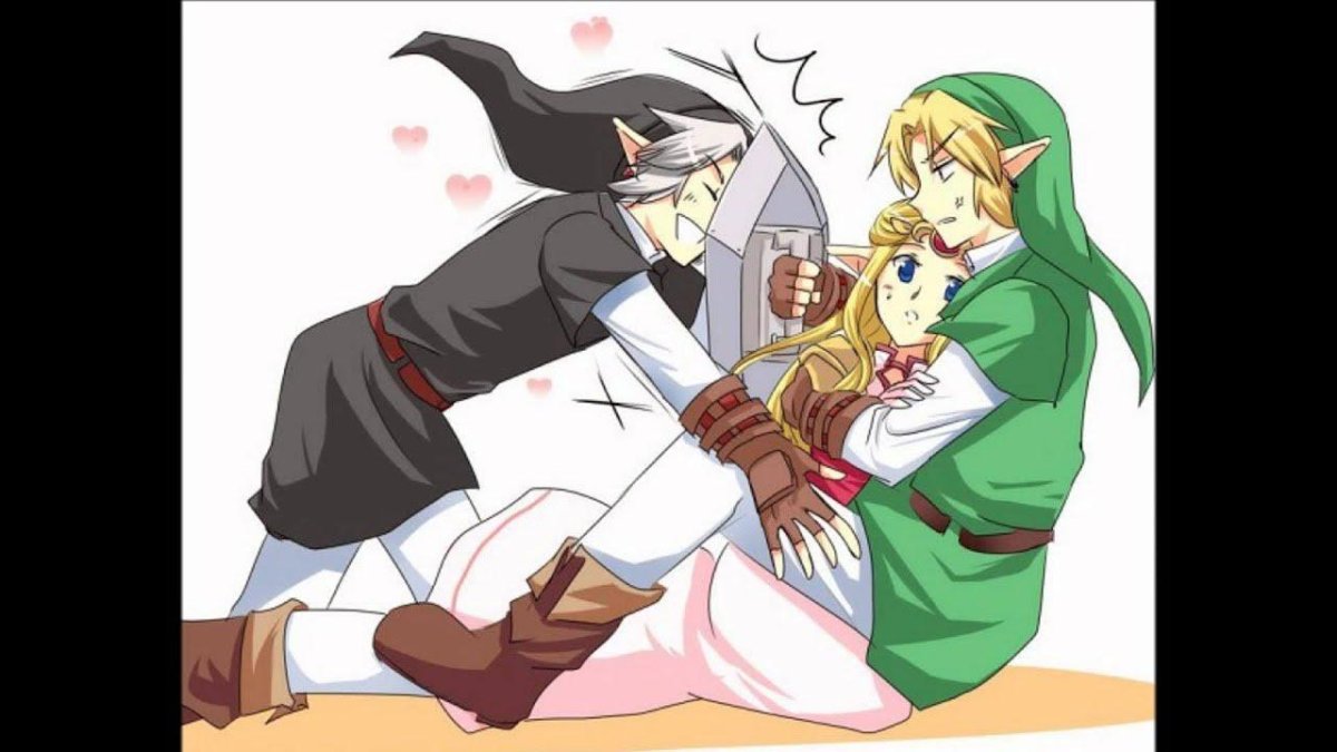 Тёмный линк и Зельда