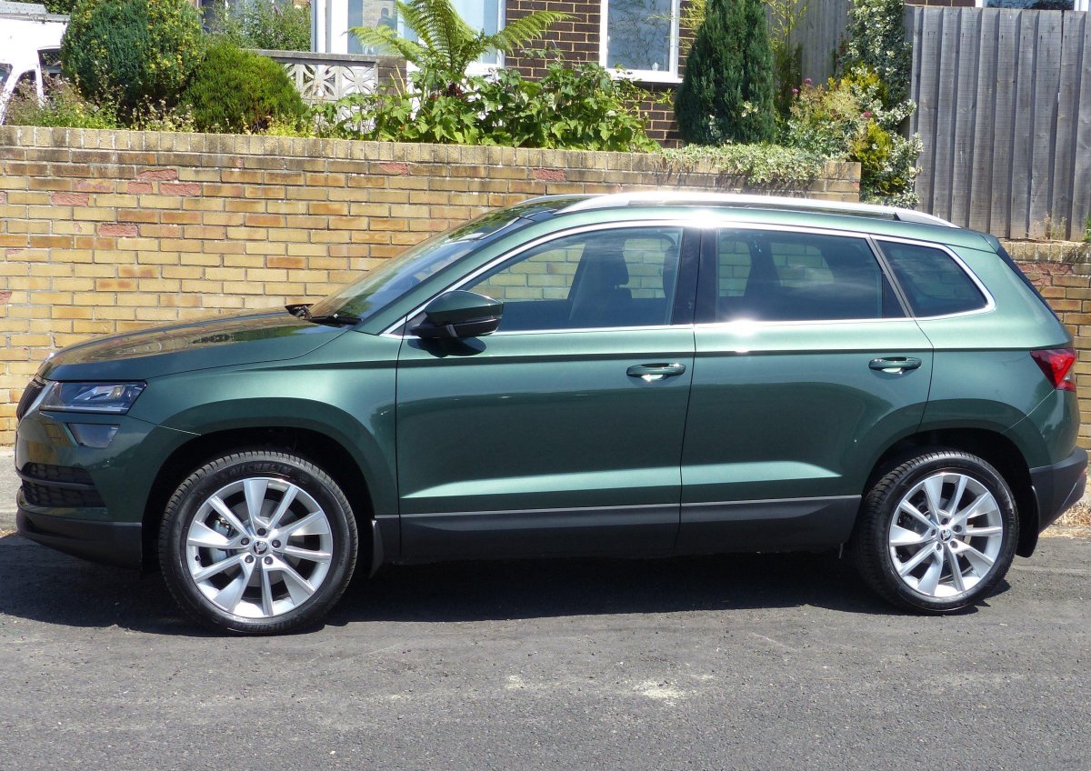 Skoda Kodiaq зеленый