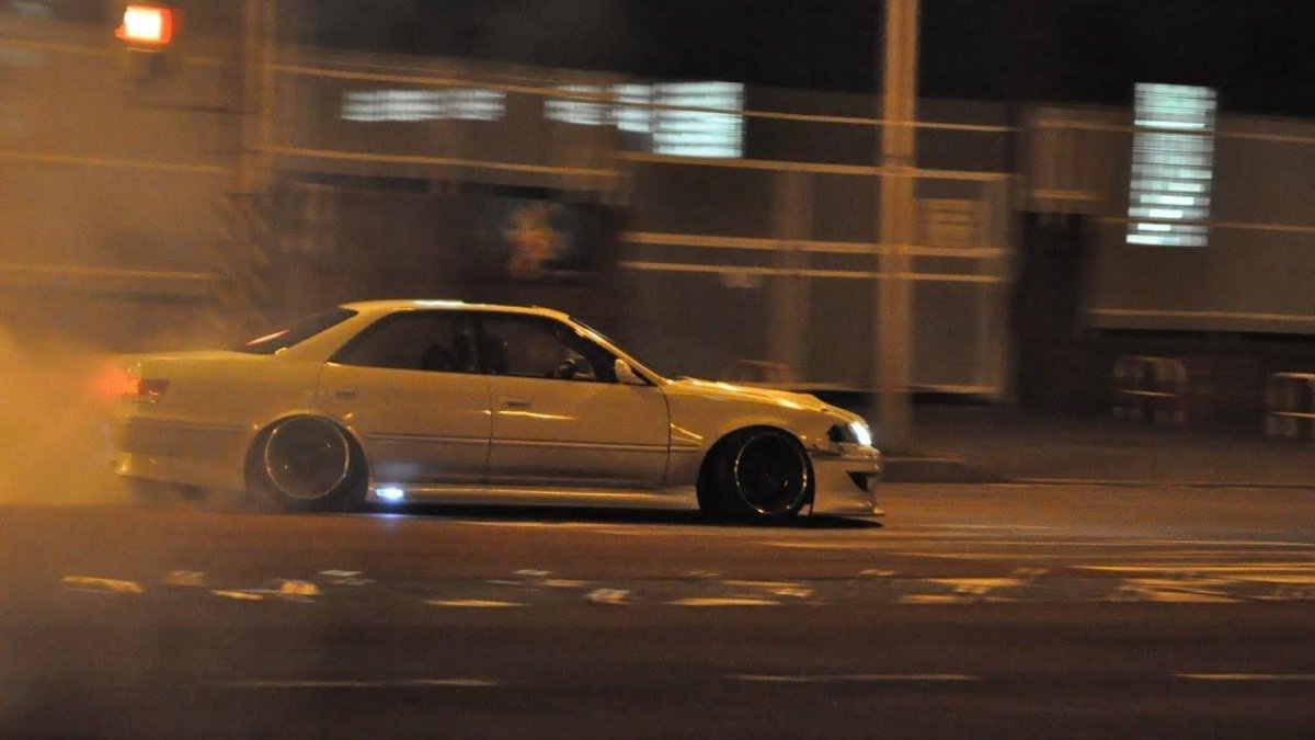 Toyota Mark 2 Street дрифт