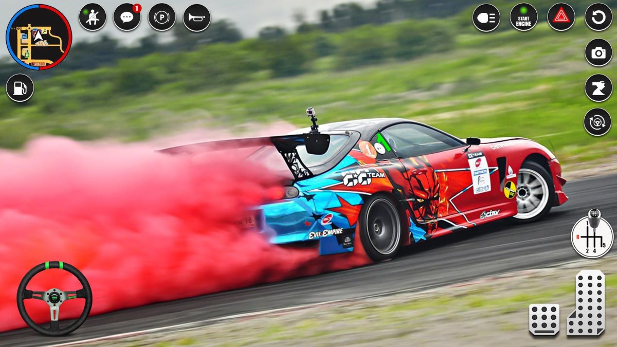 Тойота Супра дрифт