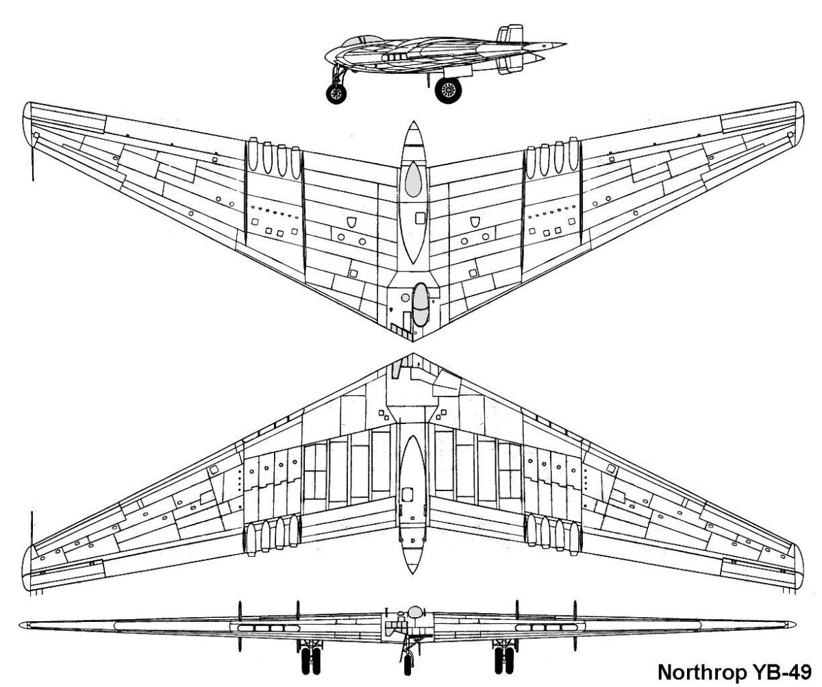 Самолет Northrop YB-49