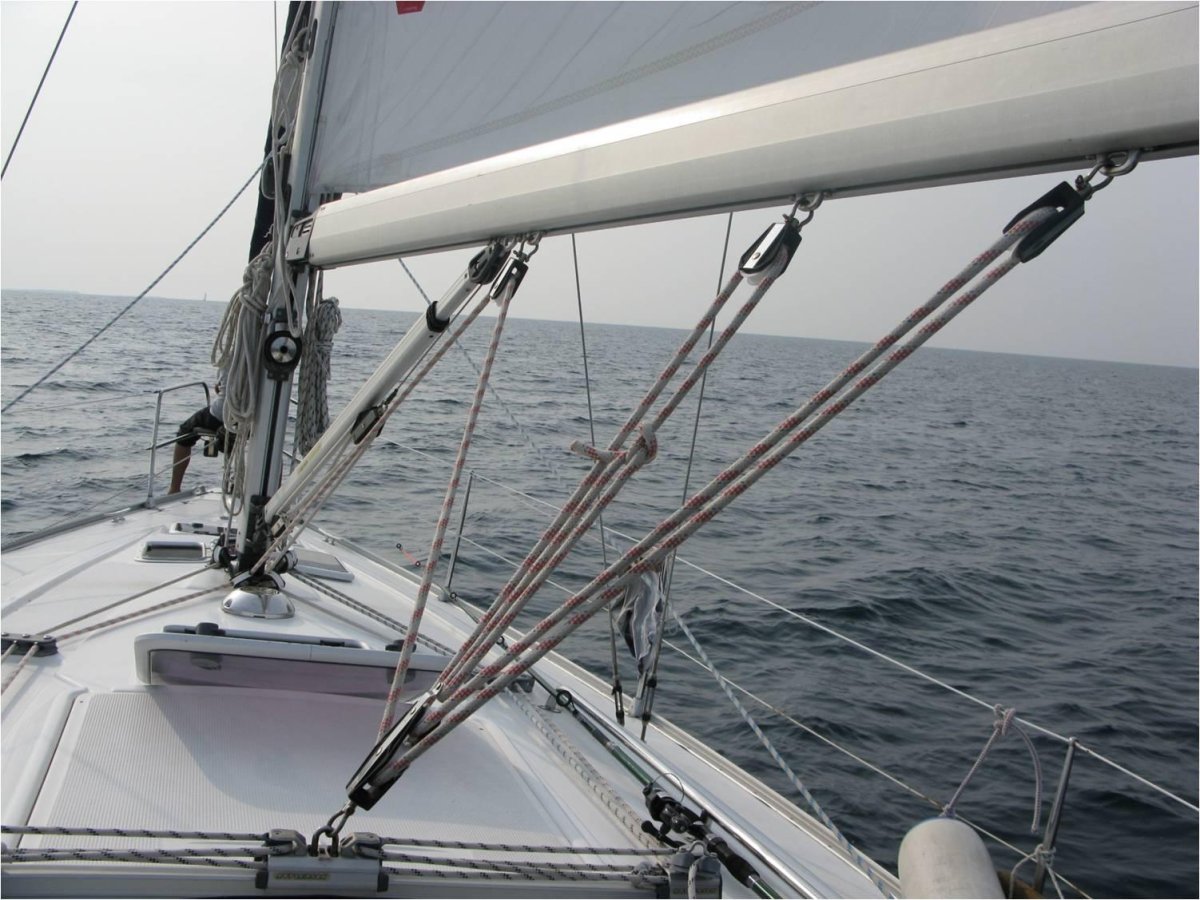 Бегучий такелаж парусной яхты