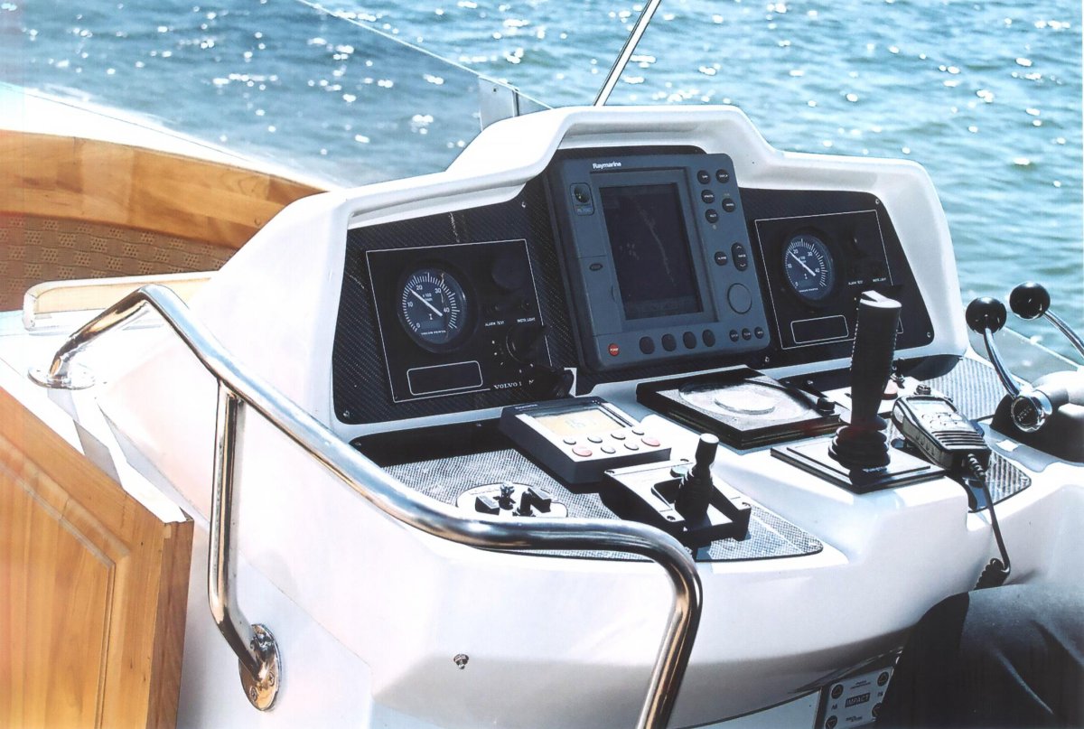 Приборная панель яхты
