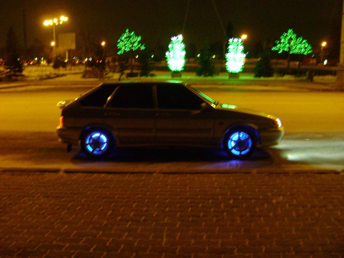 Подсветка колес ВАЗ 2114