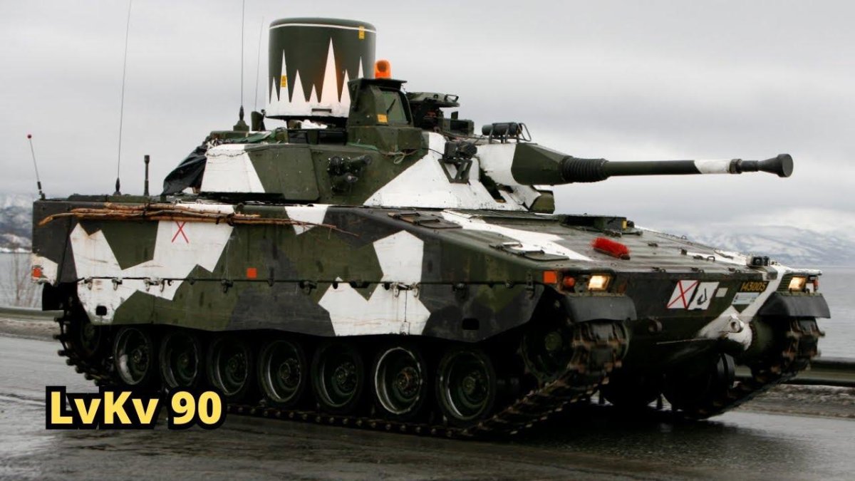 Шведская БМП cv90