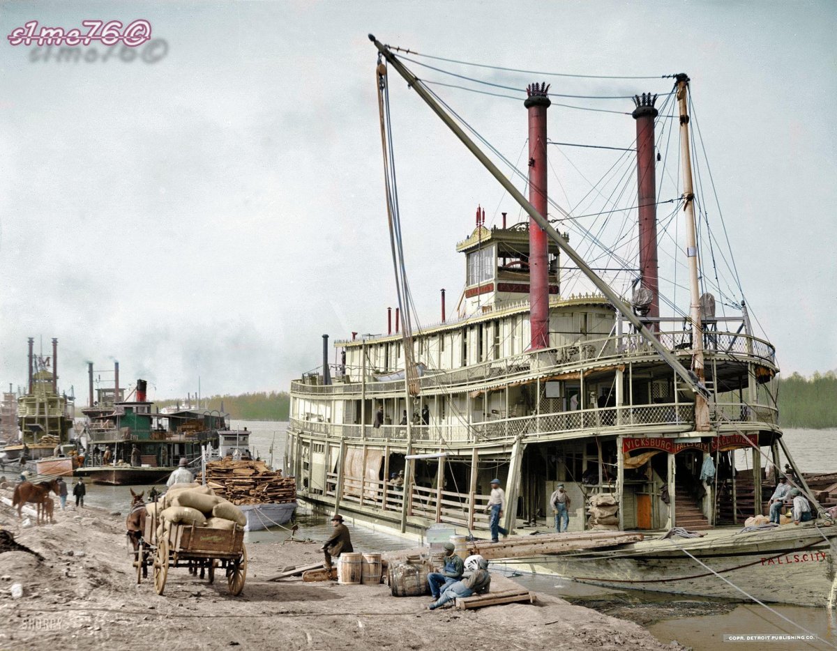 Пароходы Миссисипи 19 века