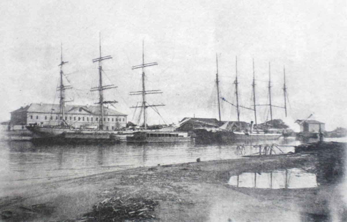 Порт Архангельск 19 век