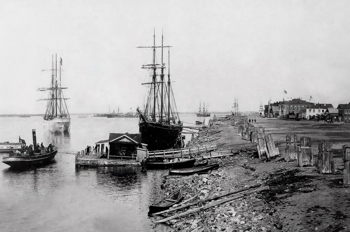 Архангельск порт 17 век