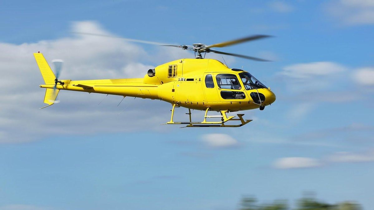 Желтый вертолет