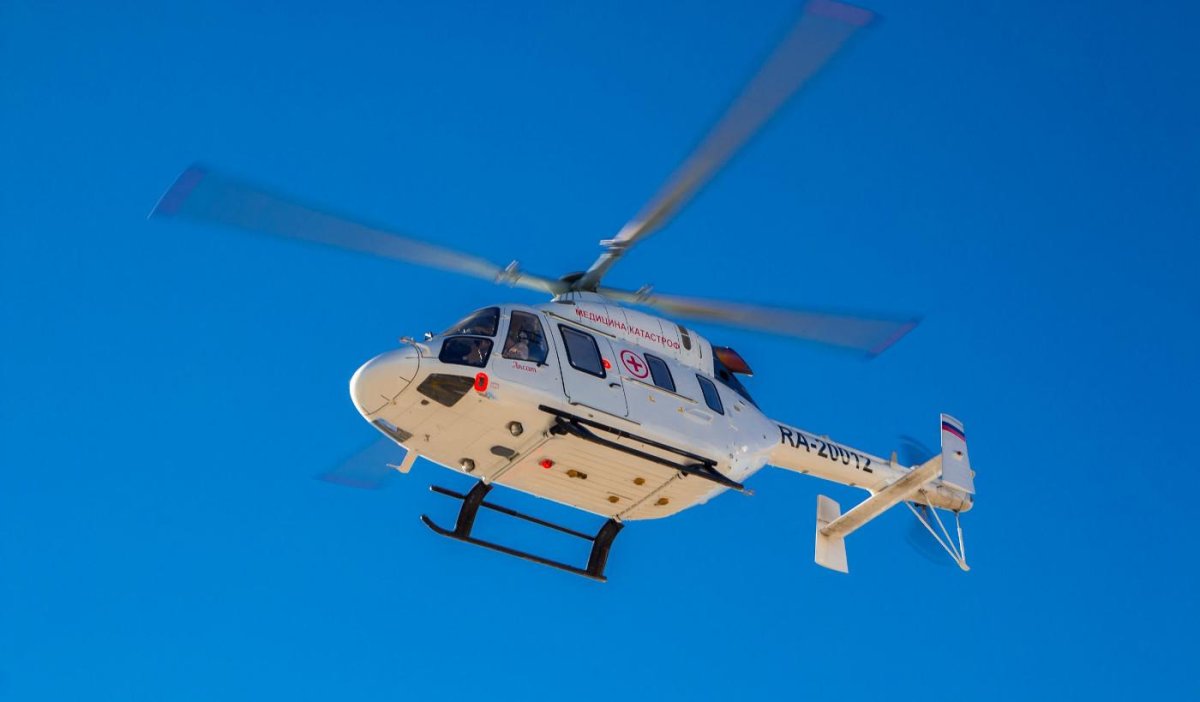 Медицинский вертолет Ансат