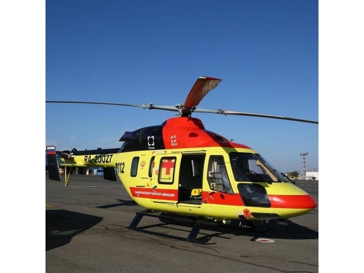 Санитарный вертолет Ансат