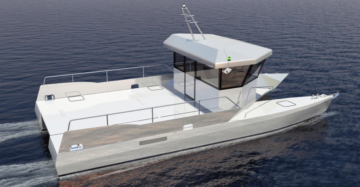 Моторный катамаран Скат 6800