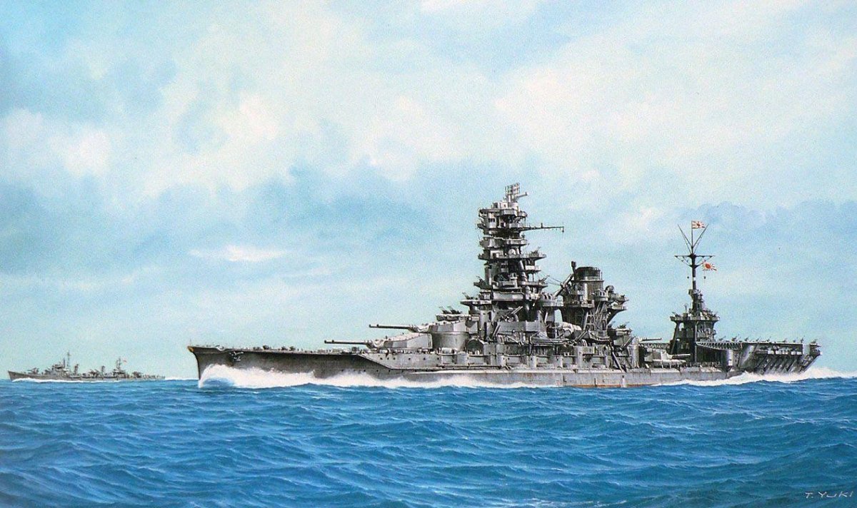 Линкор авианосец Хьюга