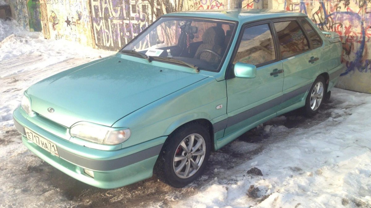 ВАЗ 2115 бирюзовая