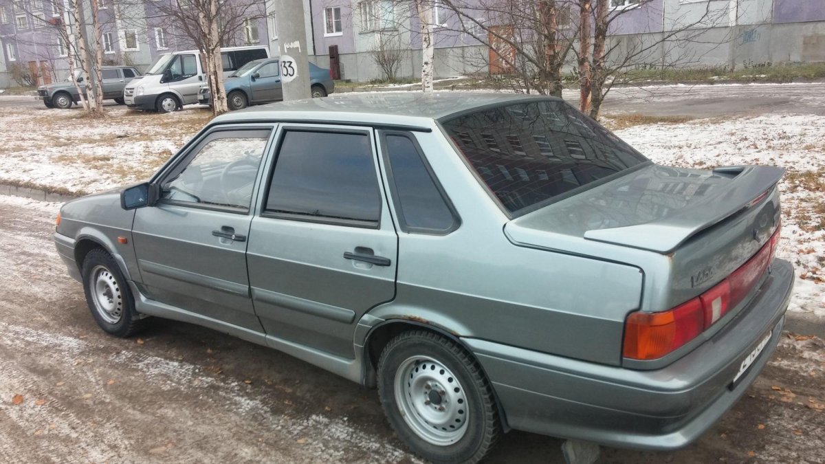 ВАЗ 2115 серо-зеленый металлик