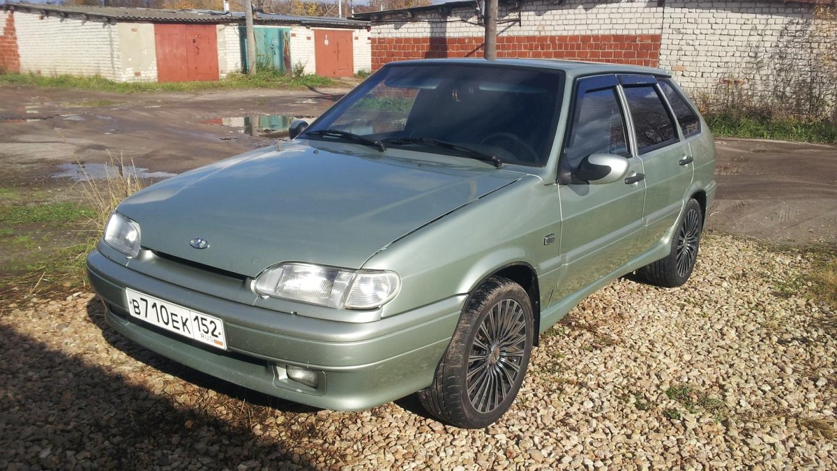 ВАЗ 2114 светло зеленый металлик