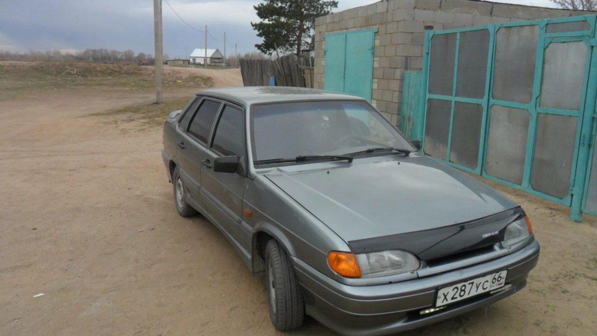 ВАЗ 2115 серо-зеленый металлик