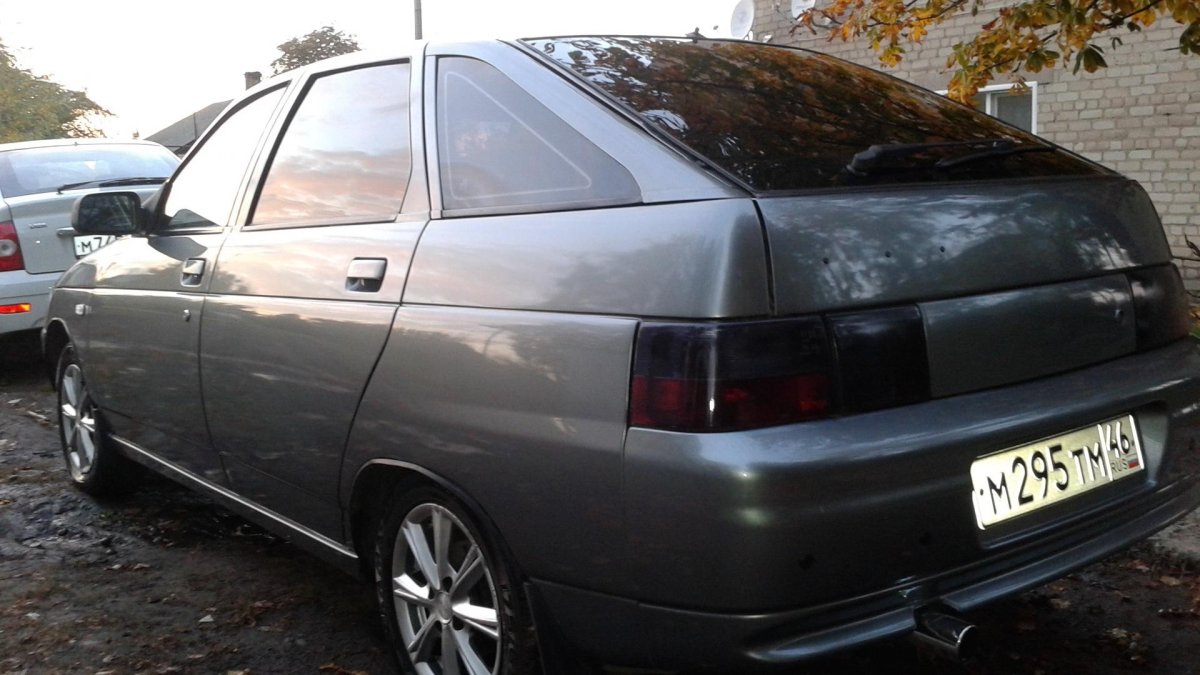 ВАЗ 2112 серо-зеленый металлик