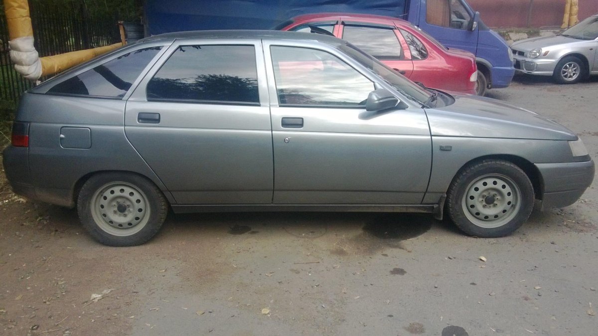 ВАЗ 2112 серо-зеленый металлик