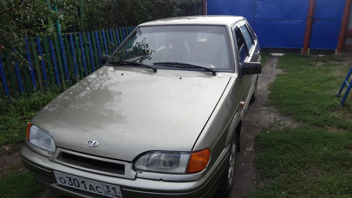 ВАЗ 2115 серо-зеленый металлик