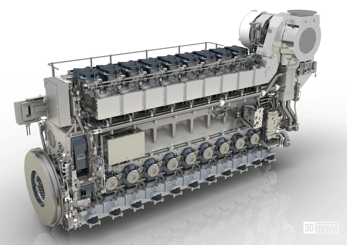 Двигатель man Diesel &amp; Turbo” s35mc