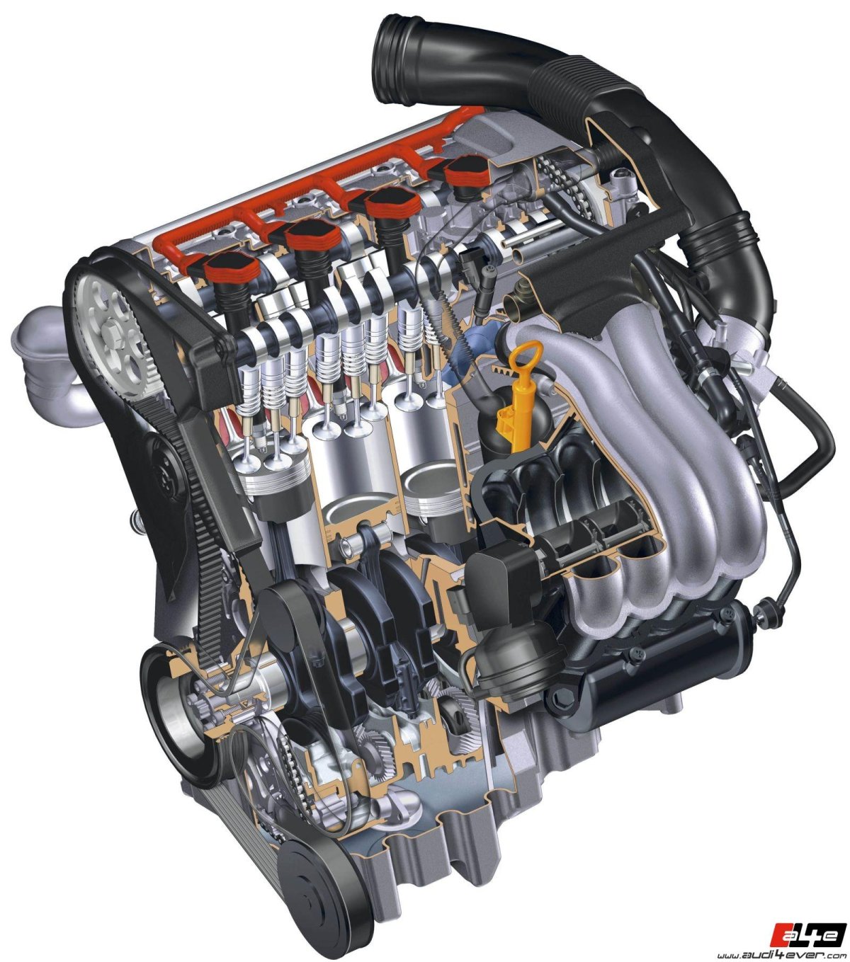 5 Цилиндровый мотор Ауди