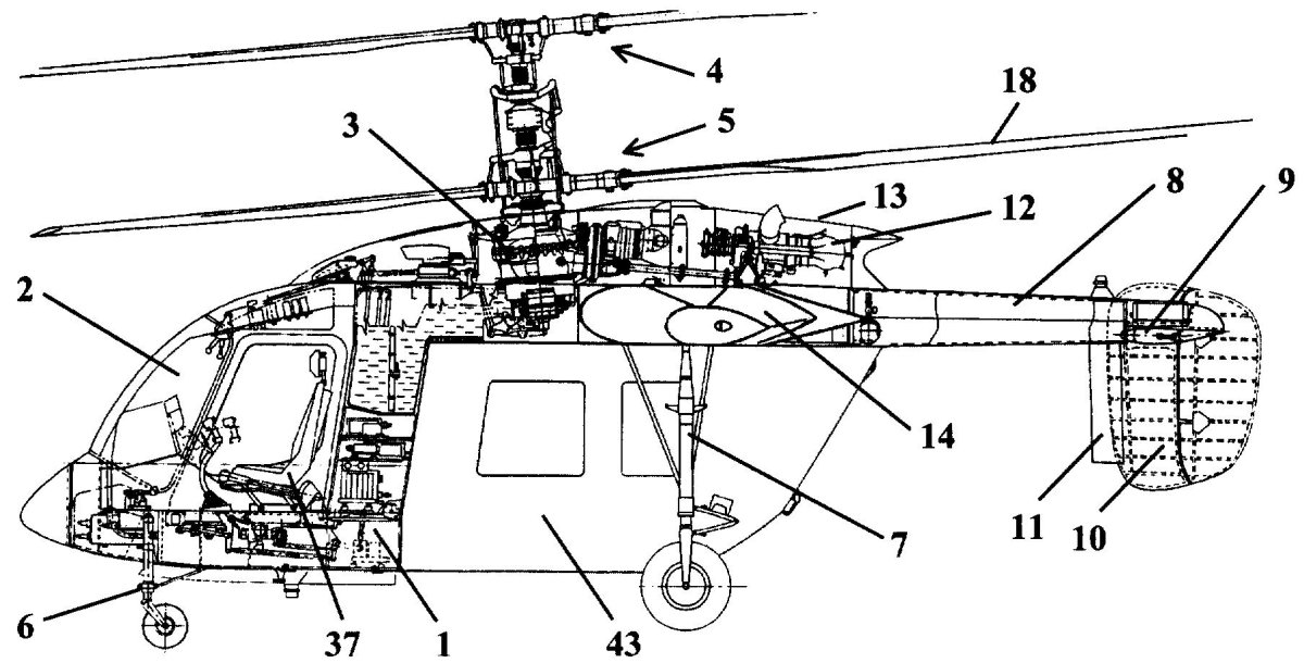 Конструкция вертолета ми-8