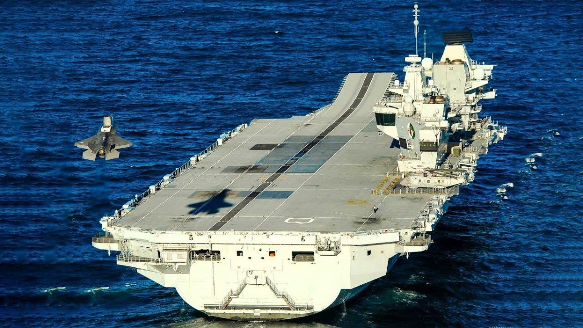 Британский авианосец «принц Уэльский»