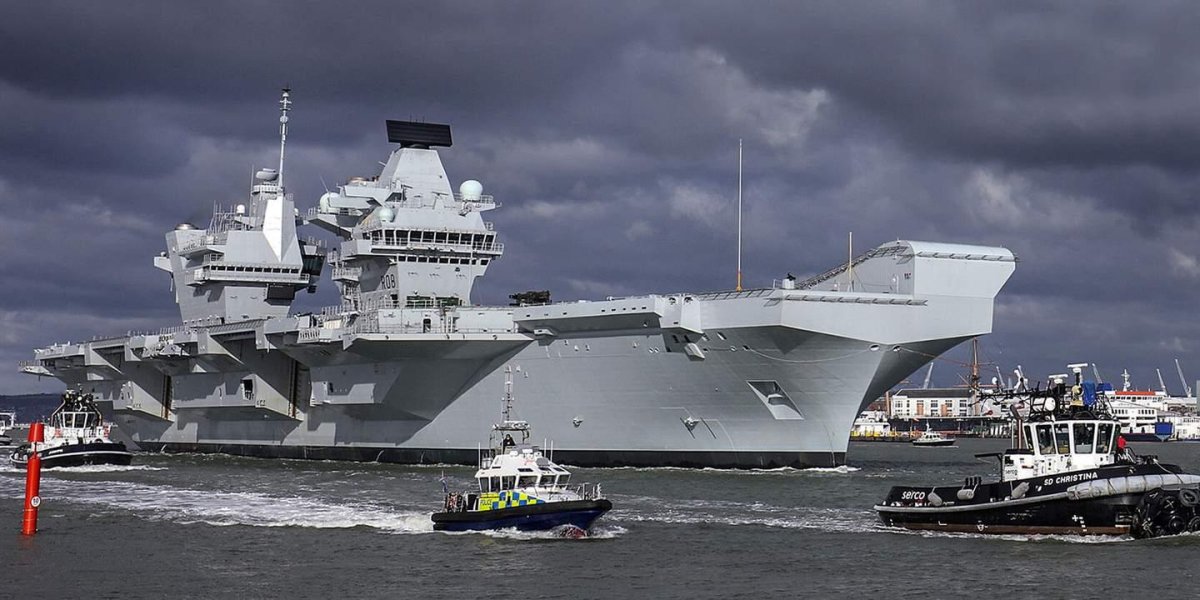 Авианосец Британии HMS Queen Elizabeth