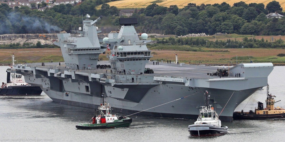 Авианосец Великобритании Queen Elizabeth