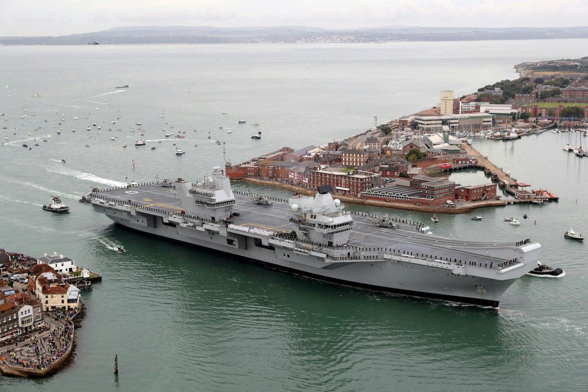 Авианосец Британии HMS Queen Elizabeth